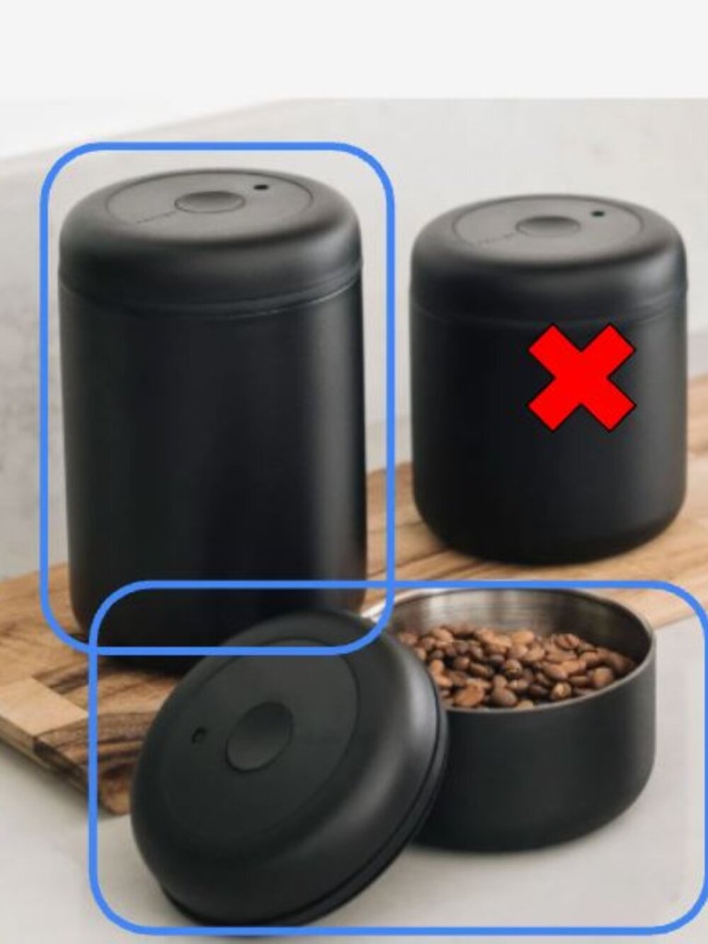 Pair of Atmos Fellow Manual Canisters ( 0.4L and 1.2L)